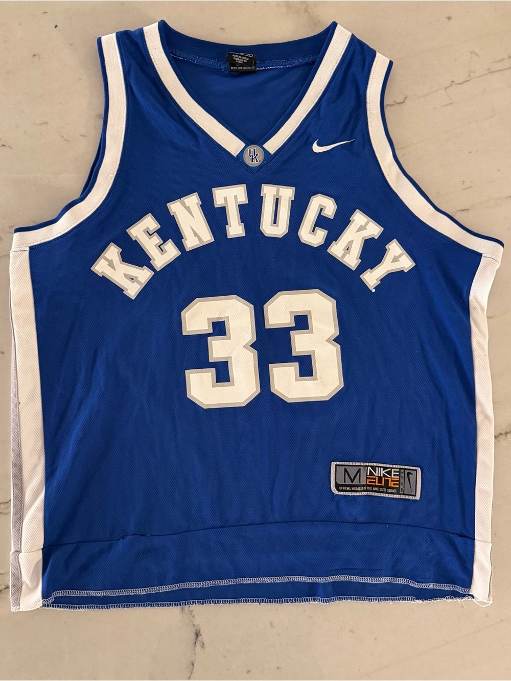 Nike Kentucky Basketball Jersey Size Mens Medium #33 Nolte